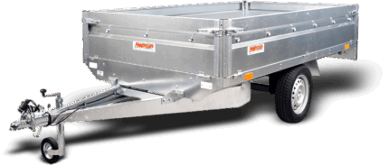 Trailer Parc - Remorcă cu bară de torsiune - Remorca Nordica model: N7-263 kps [GN124] 263 x 145 x 40 cm