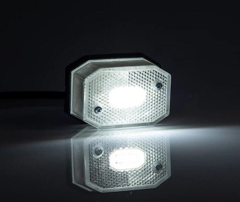 Trailer Parc - Gabarite Albe - Gabarit fata remorca FT-001 LED ASPÖCK Flexipoint, albă (cablu 1 m) 31-6309-087