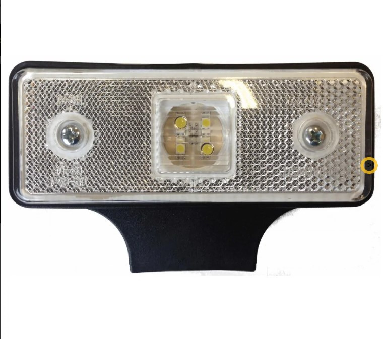 Trailer Parc - Gabarite Albe - Gabarit fata alb drept cu suport L1041-B