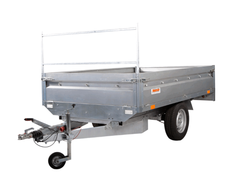 Trailer Parc - Intre 1600 kg - 2700 kg - GN131 Remorca Neptun 1300 kg , 1 AXA , 2.63 M X 1.45 M, cu sistem de franare