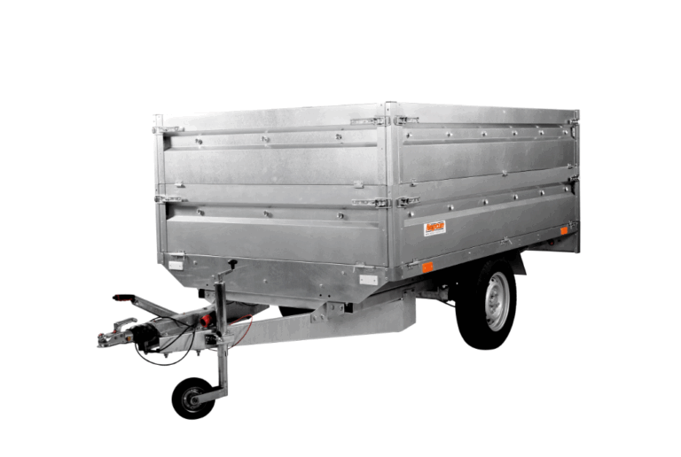 Trailer Parc - Intre 1600 kg - 2700 kg - GN131 Remorca Neptun 1300 kg , 1 AXA , 2.63 M X 1.45 M, cu sistem de franare