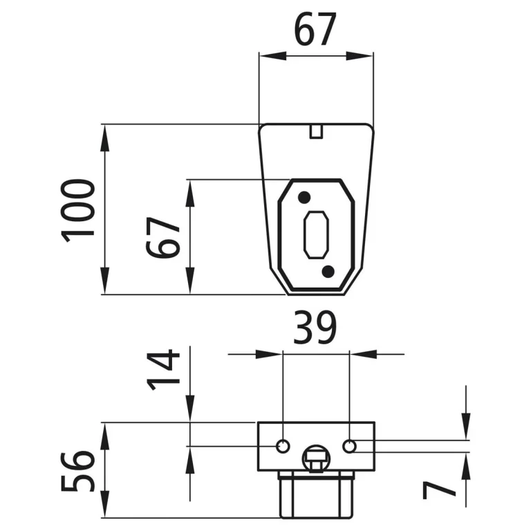 Trailer Parc - Gabarite Albe - Gabarit fata remorca, Flexipoint I alb cu mâner din cauciuc