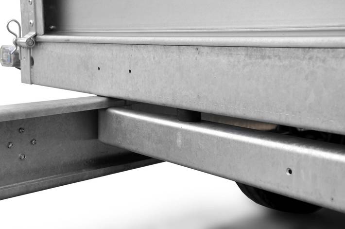 Trailer Parc - Intre 1600 kg - 2700 kg - Remorcă de marfă cu sistem de frânare ZASLAW 265TH XL 2x1300 kg