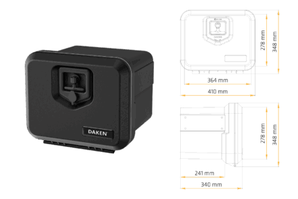 Trailer Parc - Lazi pentru scule - Lada pentru scule DAKEN Wekvet 400 (410x348x340)