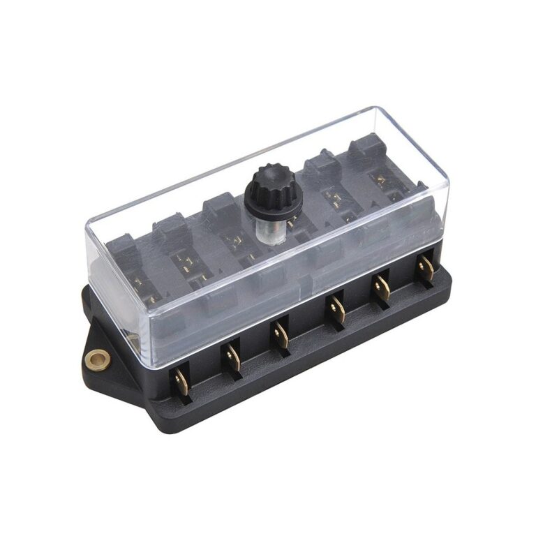 Cutie sigurante 12-24 V, cu 6 pozitii