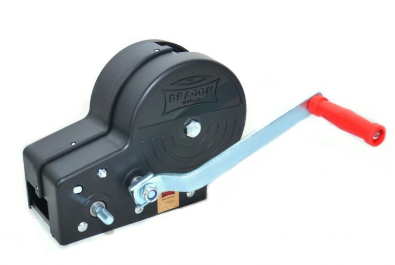 Troliu manual Dragon Winch 35 doua viteze cu carcasa